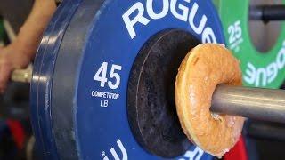 FURIOUS PETE Presses Donuts into his Face at Super Training Gym