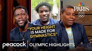 Olympian Frederick Richard Says Kevin Hart Should Have Been a Gymnast | Olympic Highlights