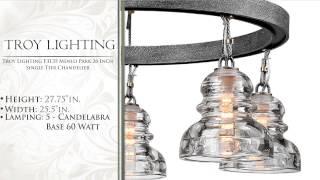 Troy Lighting F3135 Menlo Park 26 Inch Single Tier Chandelier