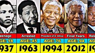 Nelson Mandela Transformation From 19 to 95 Year Old