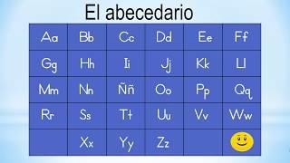 El abecedario en español (27 letras)