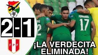 Bolivia 2-1 Perú | Preolímpico Sudamericano Sub23 - 2020 | RESUMEN Y GOLES