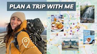 how I plan my trips with Google My Maps! ️