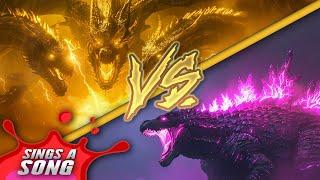 Godzilla Vs Ghidorah Rap Battle (Godzilla x Kong The New Empire Monsterverse Parody)