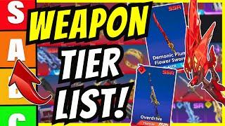 UPDATED! WEAPON TIER LIST! ALL NEW HUNTER & JINWOO WEAPONS! [Solo Leveling: Arise]