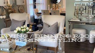 SPRING STYLING | DECORATE MY LIVING | DINNING ROOM