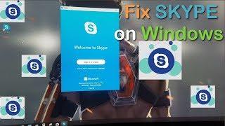 Skype Not Working on Windows 10,8,7 Fix