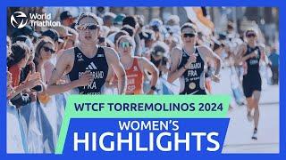 Race Highlights | 2024 WORLD TRIATHLON CHAMPIONSHIP FINALS TORREMOLINOS | Women