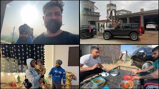 viah vla fun krta shuru ajj to | pind v full mahool bneya sarpanch hona | Dhillonpreet Vlogs