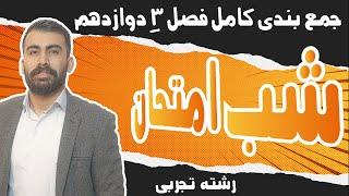 شب امتحان ریاضی دوازدهم فصل حد بی نهایت و حد دربی نهایت /آموزش کامل و جمع بندی فصل 3 ریاضی 3