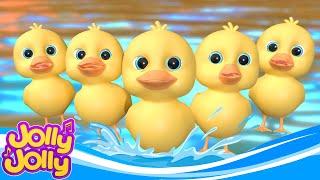 Five Ducklings + Mary had a lamb | Children's Songs and Nursery Rhymes - Jolly Jolly