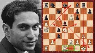 Amazing Chess Game : Mikhail Tal vs Vassily Smyslov - Brilliancy Prize Game - Caro Kann Defence