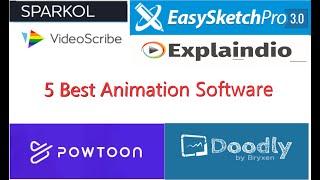 Best five Animation Software || Whiteboard Animation || Review 2020