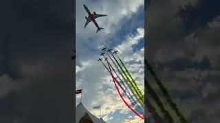 Beautiful Painting in the Sky! Abu Dhabi Air Show 2022 #shorts #abudhabi #airshow