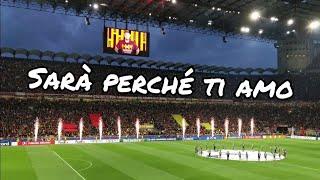 "Sarà perché ti amo" I Milan vs. Inter I Champions League semi-final 10 May 2023 I Rossoneri hit