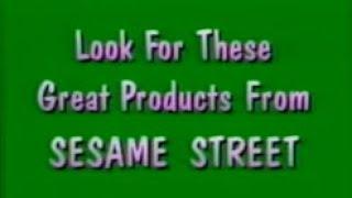 Look For These Great Products From Sesame Street 1997 Voiceover.