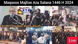 Live Maqaoos Majlise Aza Salana 8 Safar 1446 Hijjri 2024 At: Al Ghadeer Kotla Alijah Hyd