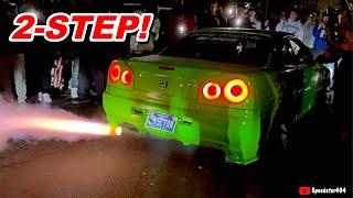 World's FIRST LS Swapped Skyline R34 2 Step & Flames!