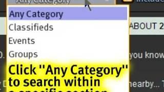 How to use the new Search - Second Life Video TuTORial