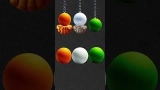 Jai Ho  Tricolour Coin Art  Indian National Flag Art  Independence day special art #shorts