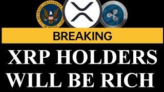 BIG NEWS UPDATE: TRUMP WILL SOON  MAKE XRP OWNERS EXTREMELY WEALTHY