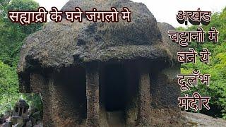 पळसंबे: घने जंगलो मे दूलॆभ प्राचिन मंदीर....PALSAMBE ANCIENT Temple & Cave...