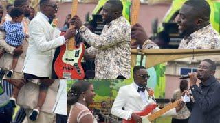 How I Switched my bass for Mr Okyere on his special dayHot Jam sessionNoble Nketia And The Band.