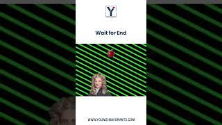 Wait for End #youngimmigrants #immigrationadvice #canada #studyabroad #study #immigrants