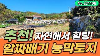 [추천] 산에 둘러싸여 전망 좋고 넓은 농막토지! 자연에서 힐링 합시다! (저렴한 양평땅급매,양평토지,양평부동산급매물)