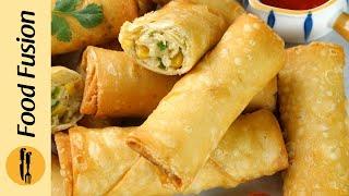 Chicken Cheese Rolls (Make & Freeze) Ramzan Special Recipe by Food Fusion