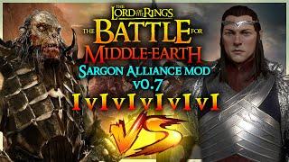 KENDİ KUYUSUNU KAZAN İTTİFAKLAR (1v1v1v1v1v1) | The Battle for Middle-earth / S.A.M v0.7