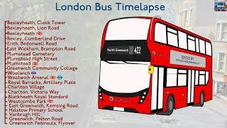 (Ep 1 of ILBVWRCCS) - London Bus Timelapse Route 422: Bexleyheath - North Greenwich