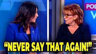 Tulsi Gabbard Calmy NUKES Joy Behar of 'The View' After Calling Her An Idiot