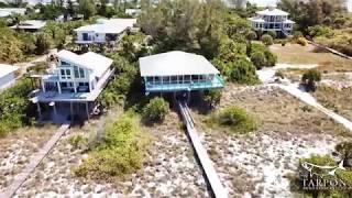 The Big Blue Beach House on Little Gasparilla Island, Florida