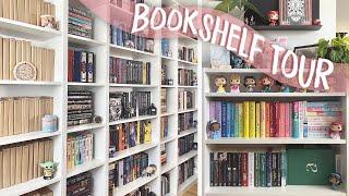 Tour of my new bookshelves  (600+ books!) | The very long and in-depth edition