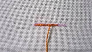 Stielstich Stick-Stich Tutorial