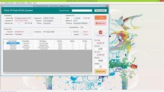 VB.Net Point Of Sale (POS) System demo by iBasskung (Visual Studio 2015)