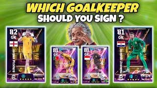 Which GOALKEEPER Should You Sign From FREE Selection Contract 'GK DIRECTING DEFENSE'