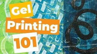 Gel Printing 101, Inspired by Drew!