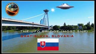  Bratislava, Slovakia Top Destinations: 4K Drone Footage Of The Iconic Ufo Bridge (Most SNP)