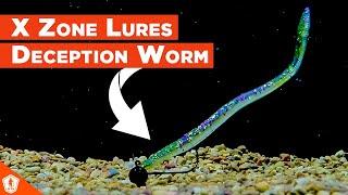 In-Depth Look at the X Zone Lures Deception Worm! (Underwater Footage)