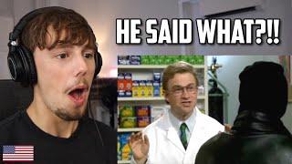 American Reacts to Harry Enfield - Embarrassing Chemist