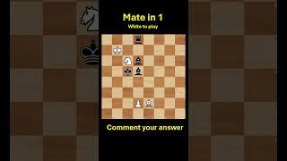 Can You See the Mate in 1? Most Think Too Deep and Miss It! ️