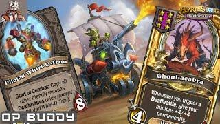 SNEED'S BUDDY WORKS TOO WELL WITH GHOULACABRA - Hearthstone Battlegrounds #gaming #gameplay #games