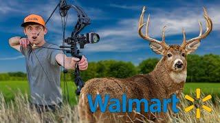 Deer Hunting with Walmart's Cheapest Bow and Arrow!