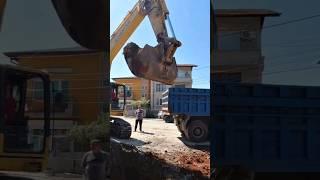 Trench excavation in construction