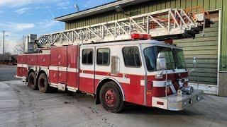 1991 Federal Motors E-one Fire truck with Detroit 8v92 diesel engine