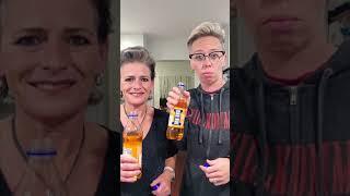 American Couple: First Time Reaction to Irn-Bru!! Scotland's #1 soft drink! #shorts