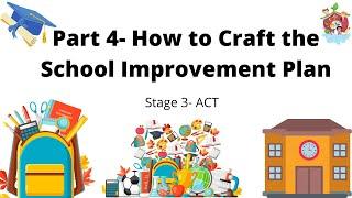 Principal's Test Review: Part 4-How to Craft the School Improvement Plan? Stage3: Act