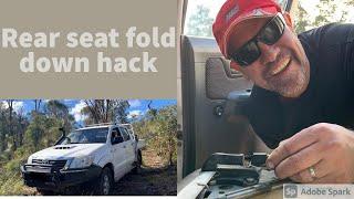 Hilux Rear Seat Hack